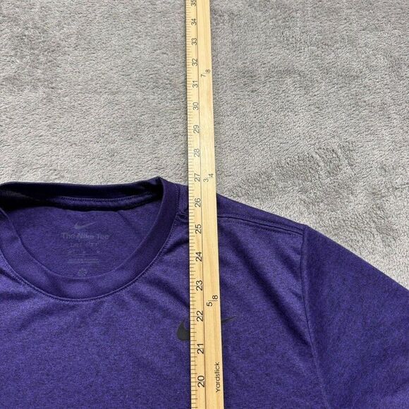 Nike T Shirt Mens Midium Dri Fit Short Sleeve Performance Training‎ Swoosh Gym - Picture 4 of 6